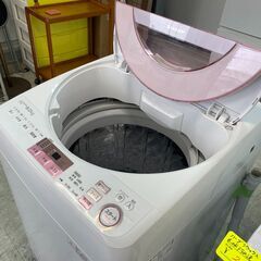 洗濯機の分解クリーニング行っています！配送設置込み！シャープ 