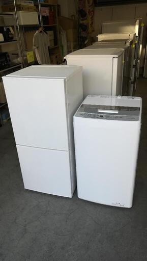セット439⭐配送と設置は無料サービス⭐ツインバード冷蔵庫110L＋アクア洗濯機4.5kg