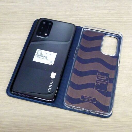 美品 OPPO A54 5G OPG02 au シルバーブラック ネットワーク利用制限〇