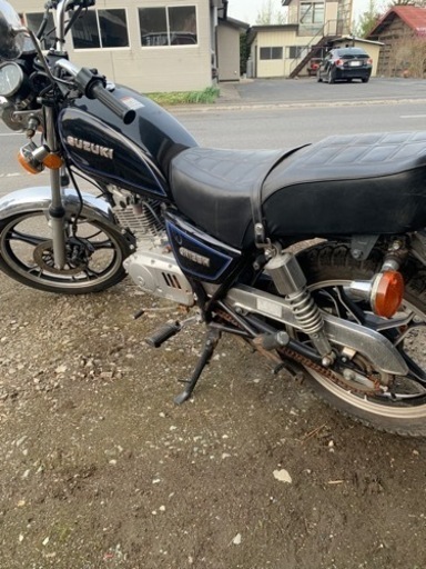 スズキGN125H レストア中実動書類鍵有！
