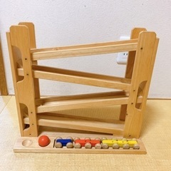 木製玩具　ローラーコースター