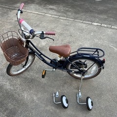 子供用　自転車　補助輪付き　幼児