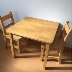 子供用テーブル　3点セット【ゴールデンウィーク限定】