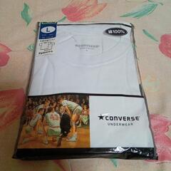 CONVERSE　丸首半袖Tシャツ（L）2枚組