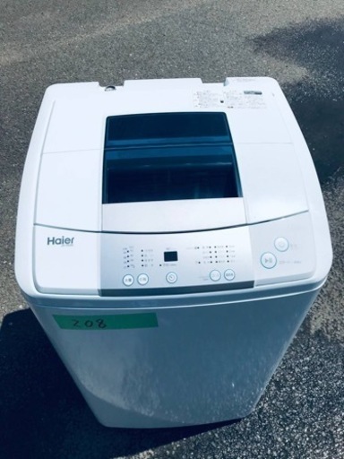 ✨2017年製✨208番 ハイアール✨電気洗濯機✨JW-K60M‼️