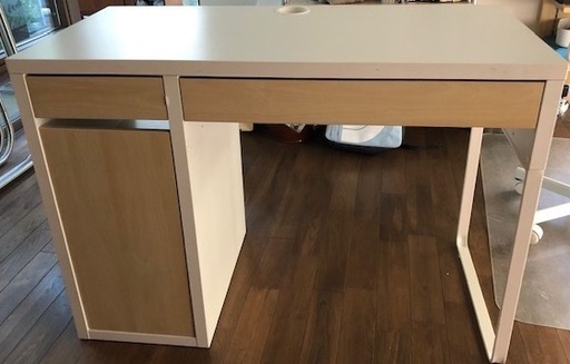 Ikea Micke イケアミッケデスク子供用デスク学習机パソコンデスク パパパプリカ 京都のテーブル 学習机 の中古あげます 譲ります ジモティーで不用品の処分