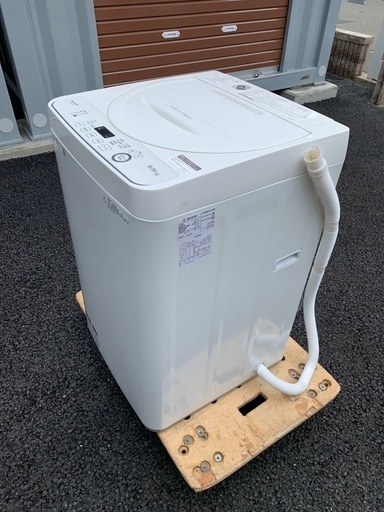 ピッカピカ　安心の国産メーカー　シャープ　5.5kg 洗濯機　2020年モデル