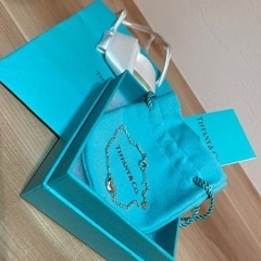 Tiffany ビーンデザインブレスレット【価格交渉可能です】