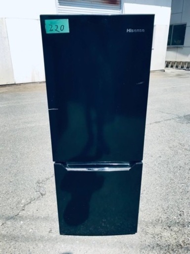 ✨2018年製✨220番 Hisense✨2ドア冷凍冷蔵庫✨HR-D15CB‼️