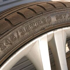 【大幅値下げ！】20インチ タイヤ アルミ4本セット