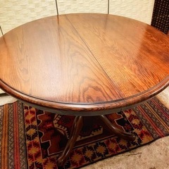 売約済み】 Shin Lee シンリー 伸縮式 ラウンド ダイニングテーブル 