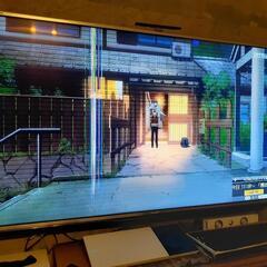 SHARP 2K70インチ テレビ液晶破損