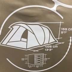 商談中！最終値下げ。Quechua(ケシュア) 4人用 ポップアップテント 2 SECONDS XXL