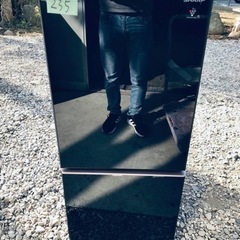 ✨2019年製✨235番 SHARP✨ノンフロン冷凍冷蔵庫✨SJ-GD14E-B‼️