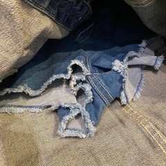 GYDA FRONT SLIT DENIM LONG SK LIKE SPT