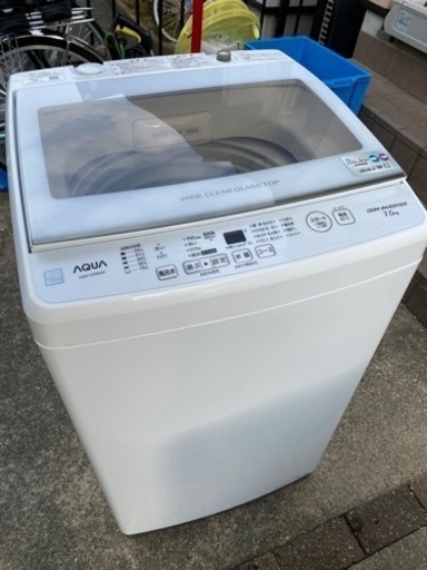 お薦め品‼️分解洗浄済み‼️インバータ‼️AQUA洗濯機7kg 2021年