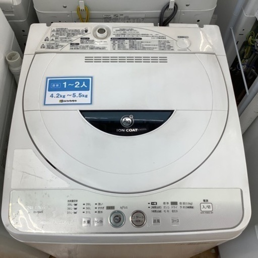 【トレファク摂津店】SHARP【シャープ】の2013年製全自動洗濯機 4.5kgが入荷致しました！！