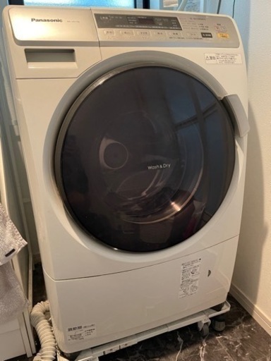 Panasonic ドラム式全自動洗濯機NA-VD110L-W　製造年　2012年