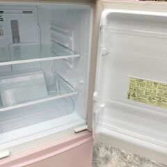 348　シャープ　137Ｌ　冷蔵庫　2016年製　ピンク　SJ-C14B-P　どっちもドア
