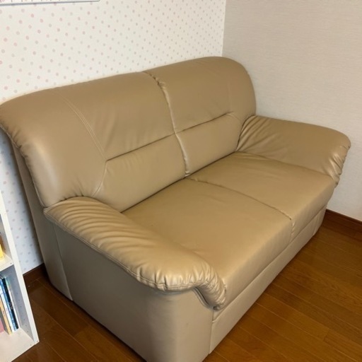 【お取引中】2〜3人掛けソファー美品