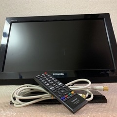 東芝　レグザ　19A2 リモコン　B-CASカード付属