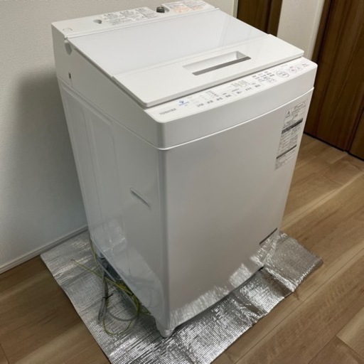 東芝 洗濯機 8kg 2019年式 AW-8D8 ホワイト