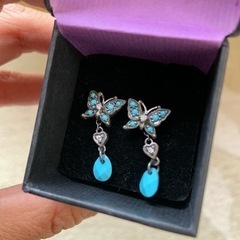 ANNA SUI/バタフライ/蝶/ピアス/新品/レトロ