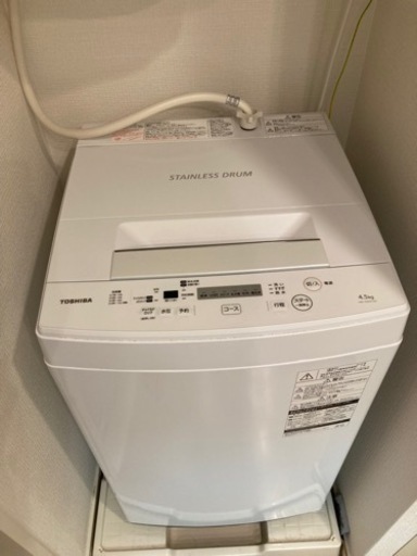 東芝 4.5kg 全自動洗濯機TOSHIBA AW-45M7 - 家具