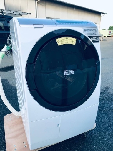 ♦️EJ195番 HITACHI ドラム式電気洗濯乾燥機 【2019年製】