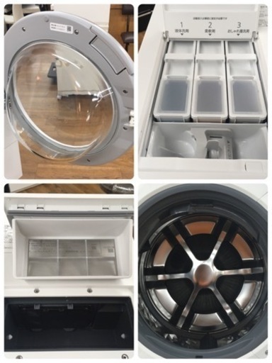 S267パナソニック｜Panasonic  ドラム式洗濯乾燥機 LXシリーズ マットホワイト NA-LX127AR-W [洗濯12.0kg /乾燥6.0kg /ヒートポンプ乾燥 /右開き⭐動作確認済⭐クリーニング済] − 愛知県