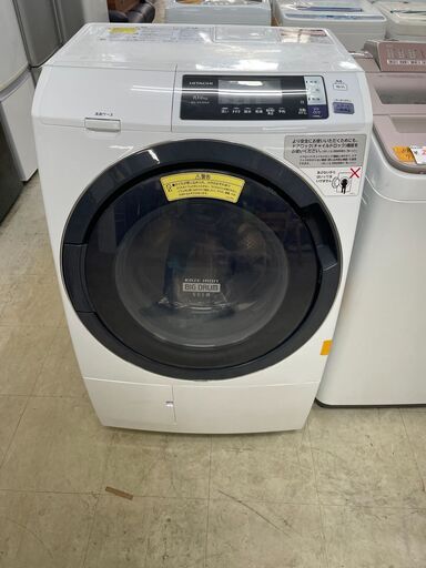 リサイクルショップどりーむ荒田店　No１７８２　ドラム洗濯機　日立　２０１６年製　洗濯１０ｋｇ　乾燥６ｋｇ　中古　動作確認ＯＫ