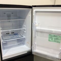 8/28受渡済)JT2573【MITSUBISHI/三菱 2ドア冷蔵庫】美品 2019年製 MR-