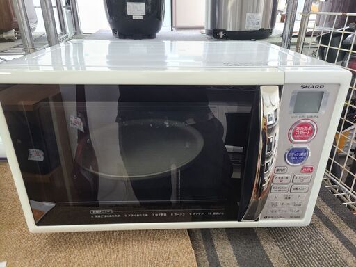 【リサイクルショップどりーむ天保山店】●2145●　シャープ　電子レンジ　オーブンレンジ　2013年製　RE-160KS-W　ターンテーブルタイプ