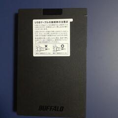 BUFFALO 外付けSSD(480GB)