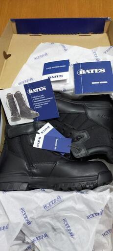 新品未使用　BATESタクティカルブーツ　サイドジッパー