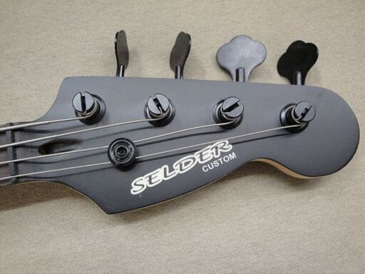 SELDER エレキベース カスタム JBC-04 ジャズベースタイプ 黒 セルダー 