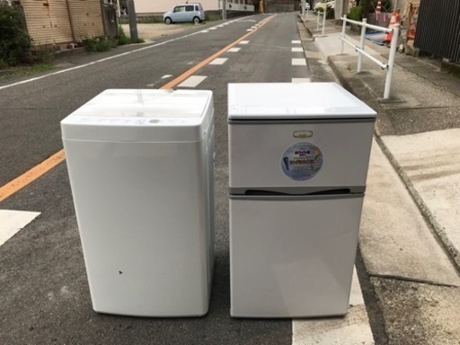 名古屋市郊外配送無料キャンペーン中！！　【新生活応援】2018年製　冷蔵庫洗濯機セット