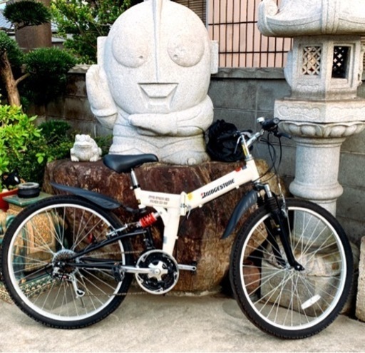 シマノ折り畳みマウンテンバイク［White］美品❗️極上品❗️