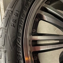 18インチ アルミホイール 215/45ZR18夏 扁平タイヤセット 18×7J ５ 114.3 48 最終値下げ