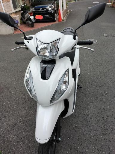 Honda　ホンダ　ディオ110　スマートキー　自賠責　新車同様　保証　盗難保険　残有り
