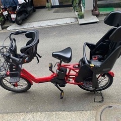 チャイルドシート2枚付きパナソニック電動自転車