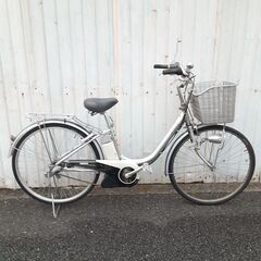 R4073電動アシスト自転車　2009年ヤマハ　PAS　充電器　バッテリー　鍵1本付き