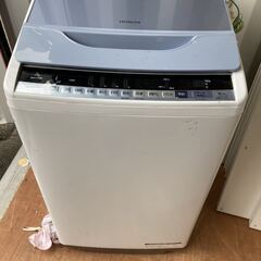 HITACHI 日立 BEAT WASH ビート ウォッシュ 全自動 洗濯機 7キロ 縦型 2018年 日立ビートウォッシュ 風呂水ホース付き -  洗濯機