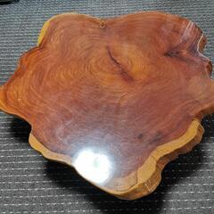 値引き☆首都圏近郊お届け　一枚板 テーブル 135cm ローテーブル 希少価値 天然 年輪 