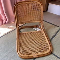 籐の座椅子