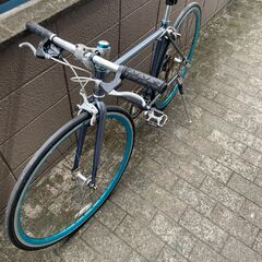 リサイクルショップどりーむ荒田店　No１１５　自転車　クロスバイク　２８インチ　ギア８段切り替え　アサヒ　レユニオン　整備済 リサイクルショップどりーむ荒田店 No115 自転車 クロスバイク 28