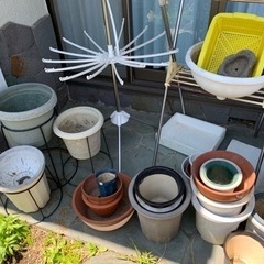 植木鉢セット　陶器製のみになりました