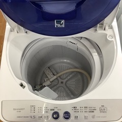 安心の6ヶ月保証付！！【SHARP(シャープ)全自動洗濯機】取りに来れる方