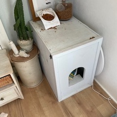 手作り猫のトイレ