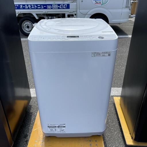 全自動洗濯機 シャープ ES-GE7E 7kg【3ヶ月保証★送料に設置込】自社配送時代引き可※現金、クレジット、スマホ決済対応※